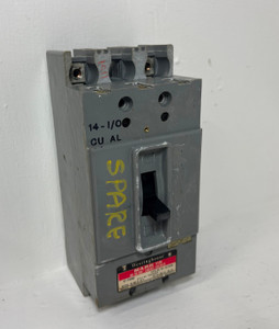Image of Westinghouse HF2090 90A AB De-Ion 2 Pole Circuit Breaker Mark 75 2P HF 90 Amp