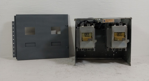 Image of Westinghouse Type W 15/50 Amp 12" Breaker Type Dual Feeder MCC Bucket HFB