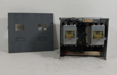 Westinghouse Type W 15/20 Amp 12" Breaker Type Dual Feeder MCC Bucket 15A/20A (BJ0605-1)