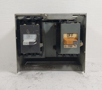 Westinghouse Type W 30A 12" Dual Breaker Feeder MCC Bucket 30 Amp (BJ0612-1)