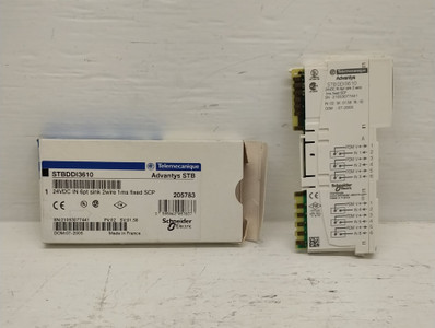 Image of NEW Telemecanique Advantys STBDDI3610 Input Module 24VDC 6pt 2wire PLC