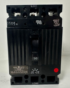 GE TEC36050S 50A Mag-Break Motor Circuit Breaker 600V 3P 50 Amp General Electric (EM4998-1)