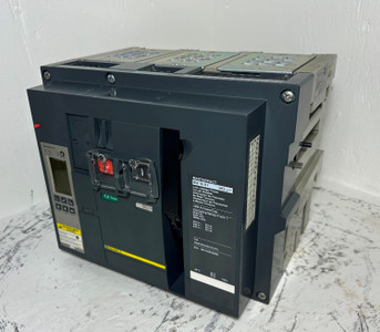 Square D NW16H1 1600A MasterPact LSI Circuit Breaker w/ 1200 Amp Trip S163A flaw (EM5126-3)
