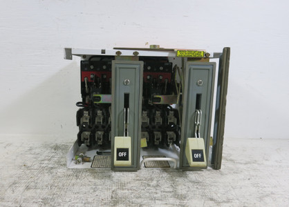 Siemens Tiastar Furrnas System 89 60A Fused Dual Feeder 12" MCC Bucket 60 Amp (BJ0831-1)