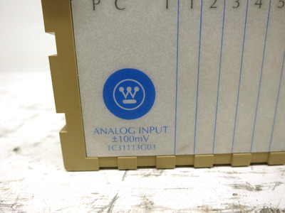 Westinghouse 1C31113G03 Ovation Analog Input PLC Module 1C31113-G03 Emerson (DW6352-3)