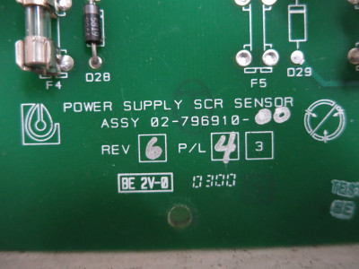 Liebert 02-796910-00 Rev 6 Power Supply SCR Sensor Board UPS PLC Card (DW6366-1)