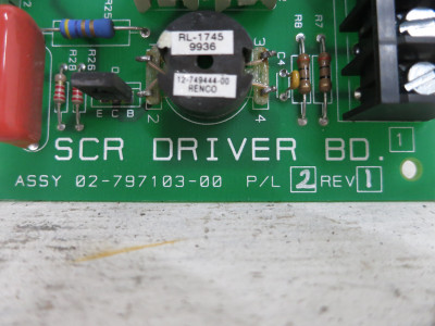 Liebert 02-797103-00 Rev 1 SCR Driver Board UPS PLC Card Static Transfer Switch (DW6365-8)