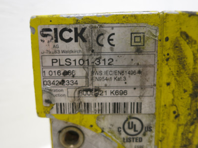 SICK Optic AG PLS101-312 Proximity Laser Safety Scanner Light Sensor 1016066 (DW6377-3)