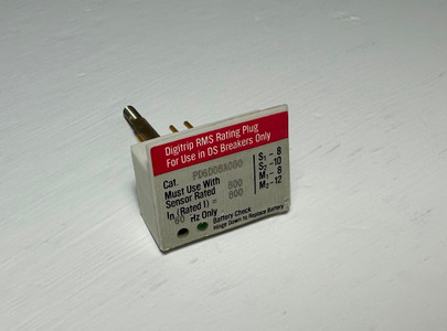 Cutler Hammer PD6D08A080 800A Digitrip RMS Rating Plug DS Circuit Breaker 800 (EM5158-1)