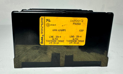 Bussmann Cooper 16500-2 Power Distribution Block PTA3522 600V 620A 350-4 Buss 2P (EM5204-1)