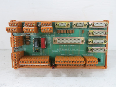 Image of K-Tron 9184-601630 Rev C Quad Fanout DSUB Unit Board 9184601630 Weidmuller KTron