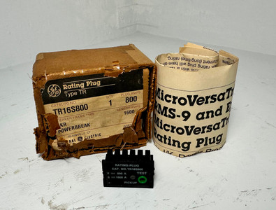 Image of NEW GE TR16S800 800A Rating Plug AKR & Power Break General Electric 800 Amp NIB