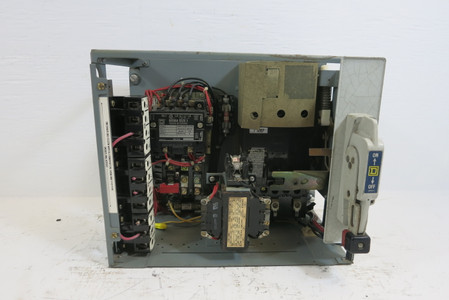 Square D Model 4 Size 1 Starter 7 Amp Breaker Motor Control Bucket 12" MCC (BJ0875-1)