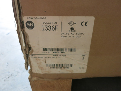 NEW Allen Bradley 1336F-B060-AA-EN-HAS2-L4 60 HP AC VS Drive 480V 1336 Plus II (DW6586-1)
