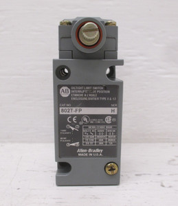 Allen Bradley 802T-FP Ser H Oil Tight Limit Switch 802TFP Series H AB (AH0036-1)
