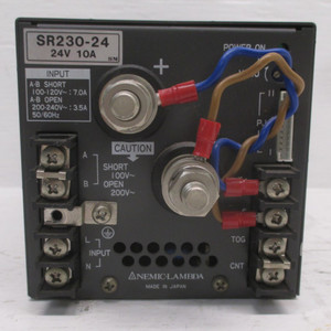Nemic Lambda SR230-24 Power Supply 24V 10A SR23024 100-120V~ : 7.0A (AH0073-1)