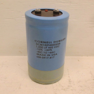 Cornell Dubilier DCM152T450DE2B Capacitor 1,500 uF 450VDC (AH0118-1)