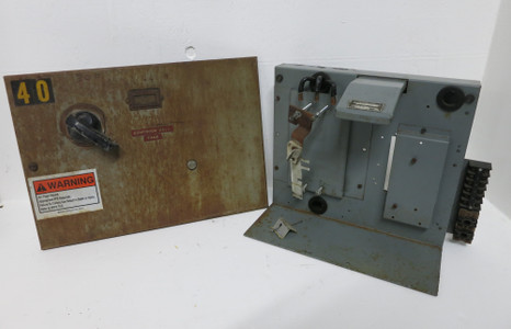 GE 7098 Series 150A Breaker Feeder 12" MCC Bucket General Electric MCCB 150 Amp (EBI1708-8)