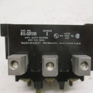 Allen Bradley 815-C0V169 Overload Relay Series K 600 VAC Max AB 815C0V169 W/ Lug (AH0155-1)