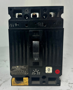 GE TEC36030S 30A Mag-Break Circuit Breaker 480/600V 3P 30 Amp General Electric (EM5241-5)