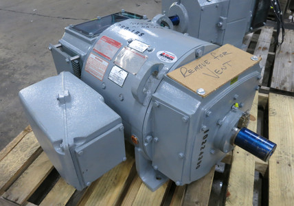 Image of REBUILT GE 60 HP DC Motor CD366AT SPFG-SV 500V 1750/2100 RPM 500 VDC Kinamatic