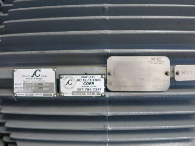 REBUILT Reliance 150 HP AC Motor 460V 1190 RPM 445T TEFC 170A 150HP 460 VAC (DW6714-1)