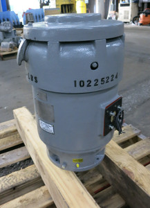 Image of REBUILT GE 15 HP Vertical AC Motor 208/220-440V 256UP 3530 RPM Tri55Clad