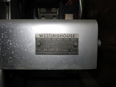REBUILT Westinghouse DB50 1600/1200A Air Circuit Breaker RH52CLSI Trip Unit RMS (DW6745-1)