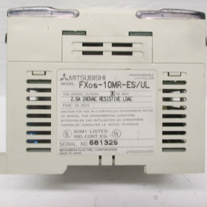 Mitsubishi FXOS-10MR-ES/UL Programmable Controller PLC 100-240VAC FX0S-10MR-ES (AH0211-1)
