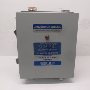 NEW Joslyn 1260-85 AC Power Arrester 120V 1P 2W Transient Volt Surge Suppressor (AH0218-1)