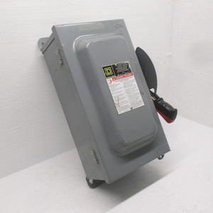 Square D HU3612AWK 30A 600V Non-Fusible Safety Switch Disconnect 30 Amp HU3612 (AH0220-1)