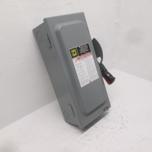 Image of NEW Square D H221N F05 30A Fusible Safety Switch Disconnect 240V 1PH 30 Amp H221