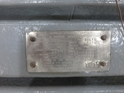 REBUILT Toshiba 150 HP AC Motor 460V 1770 RPM TIKK FCK1 178A 445TS B1504FLG3U3 (DW6769-1)