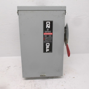 NEW GE TG4322R Mod 8 60 Amp 240V 3R Heavy Duty Fusible Safety Switch New No Box (AH0295-1)