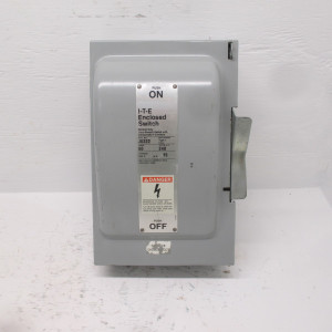 ITE JU322 60A General Duty Non-Fused Vacu-Break Switch 60 Amp 3PH 240V I-T-E (AH0287-1)