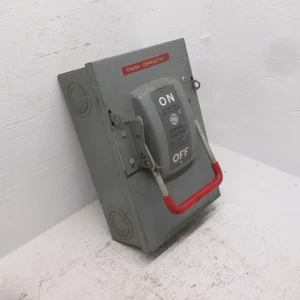 Image of GE TH3361 30A 600V Heavy Duty Fusible Safety Switch Mod 2 General Electric 30Amp