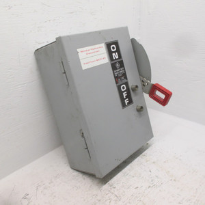 Image of GE THN3361J 30A 600V Mod 11 Heavy Duty Non-Fused Safety Switch Disconnect 30 Amp