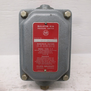 NEW Allen Bradley 836AV11-JKC7 Pressure Switch NEMA Type 7-9 836 New No Box (AH0391-2)