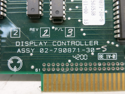 Liebert Emerson 02-790871-30-S Rev 2 P/L 3 Display Controller Board UPS PCB (DW6920-1)