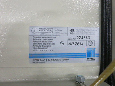 NEW Rittal AP2614 AP 1.5 Industrial Console Enclosure 800x430x500 Type 12 (DW6963-2)