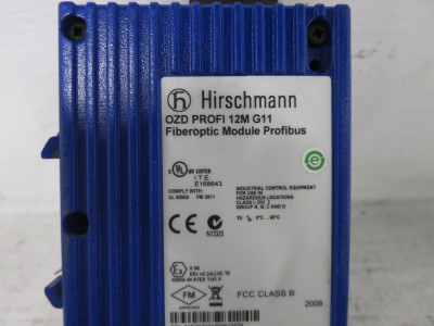 Hirschmann OZD Profi 12M G11 Fiberoptic Module Profibus PLC OZDProfi12MG11 (DW6957-1)