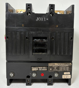 GE TJK426F000 400A 2 Pole Breaker w 300 Amp Trip Aux & Shunt 2P General Electric (EM5399-1)