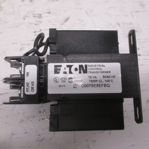 NEW Eaton C0075E5EFBQ 75VA Control Transformer 208/230/460 - 24/115 V 1PH (AH0523-27)
