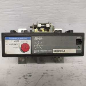 Cutler Hammer KES3400LS Digitrip RMS 310 Trip Unit W/ 400A Rating Plug 4KES400T (AH0532-1)