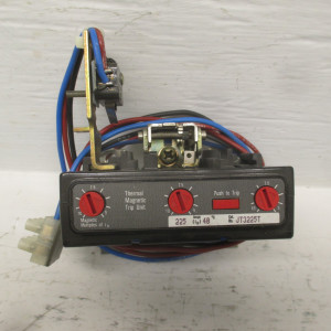 Cutler Hammer JT3225T 225A Thermal Magnetic Breaker Trip Unit w/ AUX 1491D45G02 (AH0543-1)