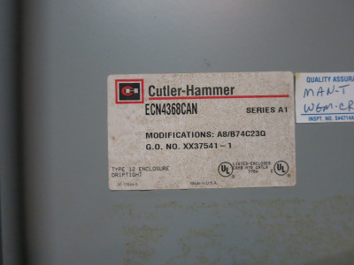 Eaton Size 6 Reduced Voltage Motor Starter 400 HP Autotransformer 600A Fused (DW7137-1)