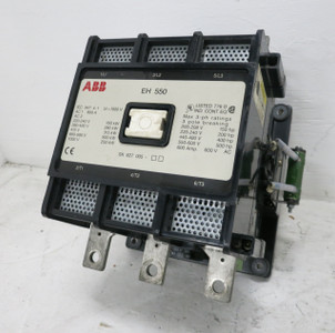 ABB EH550C-QL Motor Contactor EH-550 800A 400 HP @ 480V 125 VDC Coil EH550 SK827 (DW7178-1)