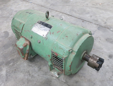 Image of SIC 10 HP DC Motor 240V 1750 RPM Frame 219AT Encl DPFG 17.2A 17.2 Amp 10HP