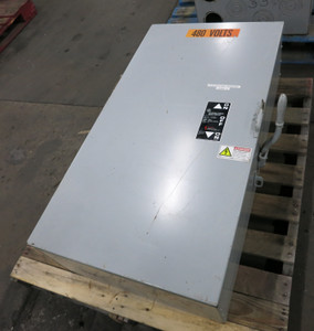 GE TC35366 600A 600V Double Throw Safety Switch 600 Amp Manual Transfer 480V 8 (DW7219-1)