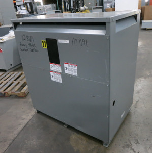 Image of Square D 112 kVA 4160 Delta to 280Y/120 V 3PH Dry Type Transformer 112T18H 4160V